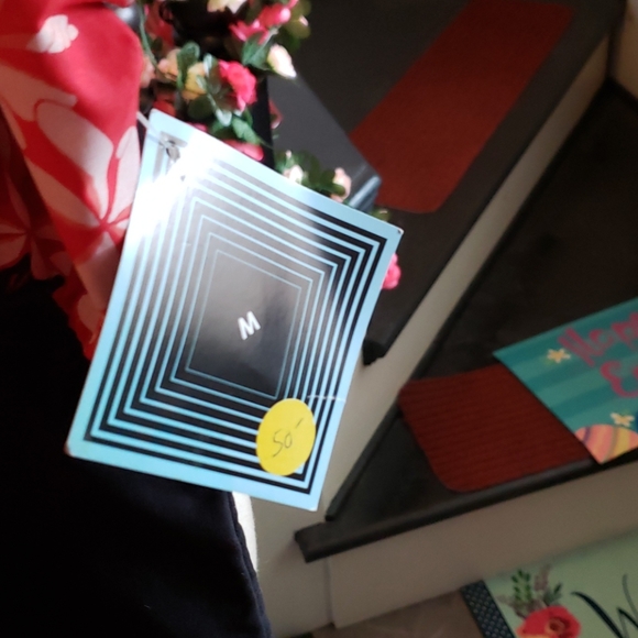 Mode Merr Pinup Girl Peasant Tiki Top Size M NWT - Picture 3 of 3